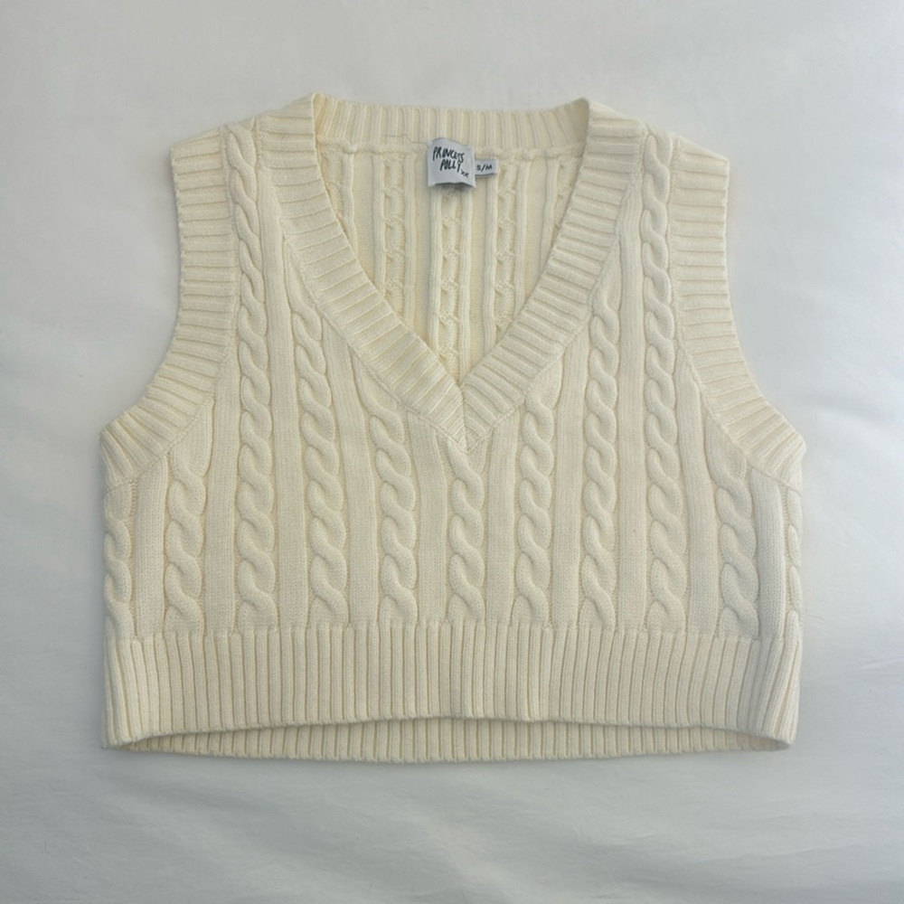 Princess Polly cream vest